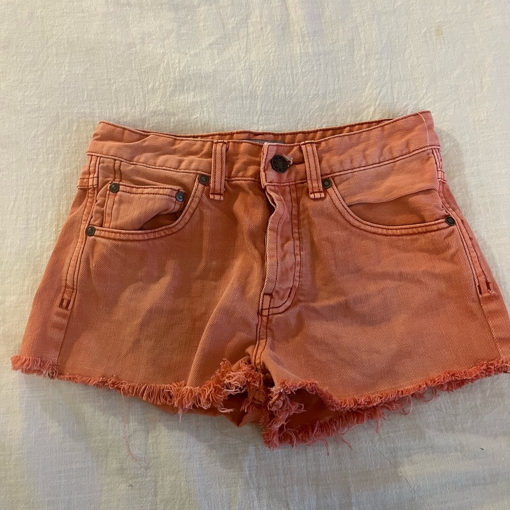 Free People coral shorts